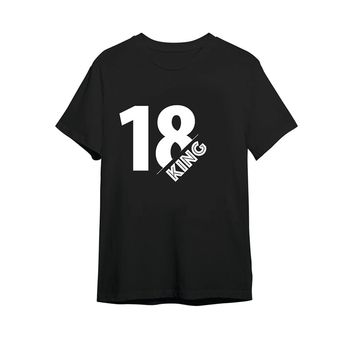 18 King Eco Round Neck T-shirt - Black