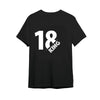 18 King Eco Round Neck T-shirt - Black