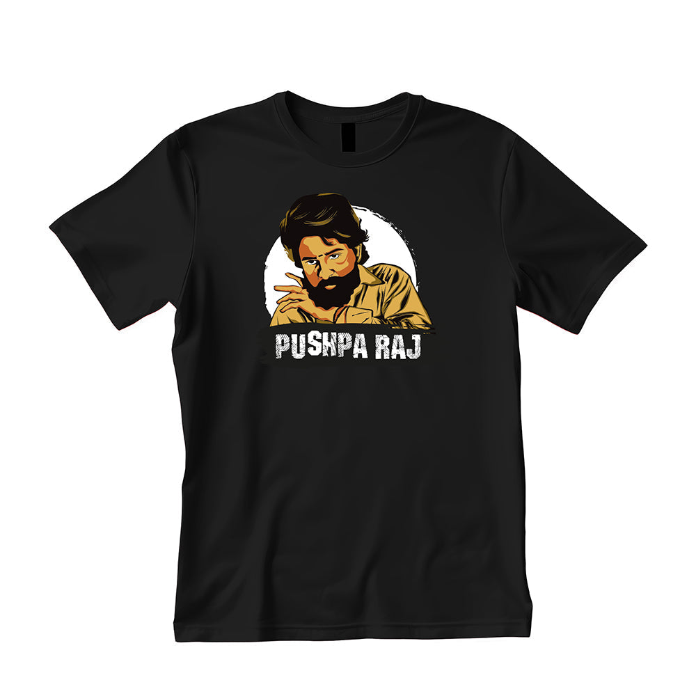 Allu Arjun (Pushpa Raj) Eco T-Shirt - BLACK
