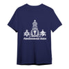 Govindayamaha Pima  Round Neck T-shirt - Navy Blue