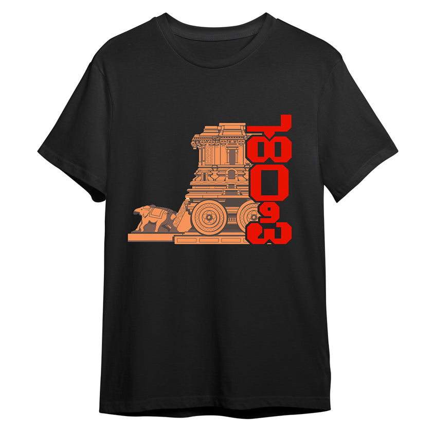 Hampi Pima Round Neck T-shirt - Black