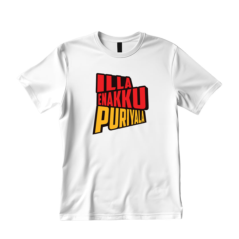 Illa Enakku puriyala Pima Round Neck T-Shirt