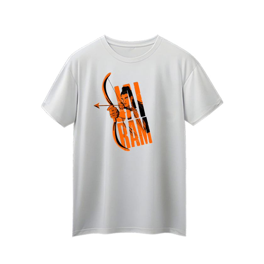 Jai Ram With Image Eco T-shirt (English)