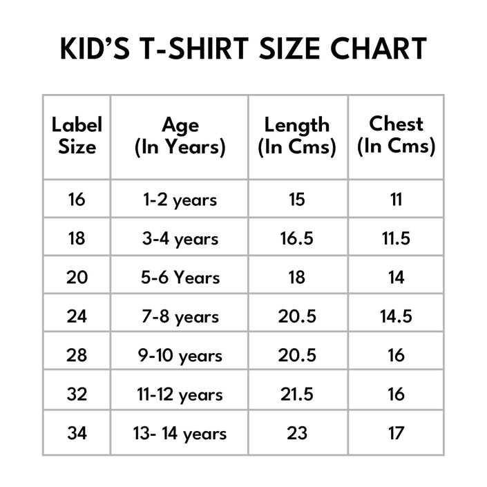 E Sala Cup Namdhe Premium Kid's Round Neck T-shirt - White