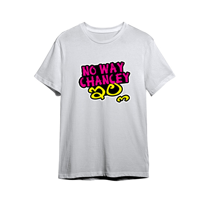 No Way Chance Illa Pima Round Neck T-shirt - White