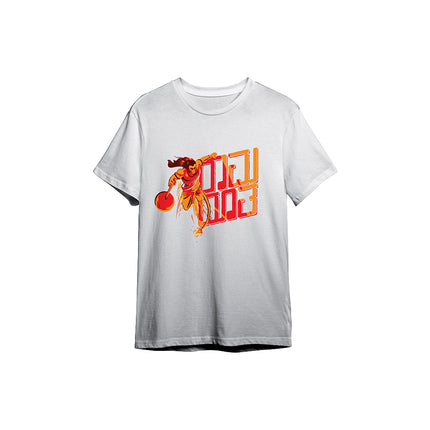 Rama Dootha Red With Yellow Design Eco Round Neck T-shirt