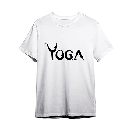 Yoga Pima Round Neck T-shirt - White